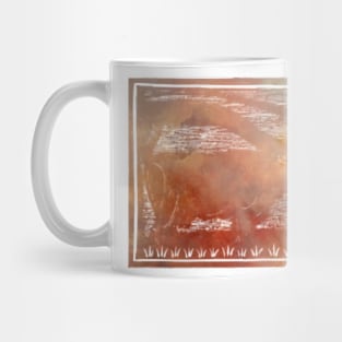 Woman And Cow in Rust Mug